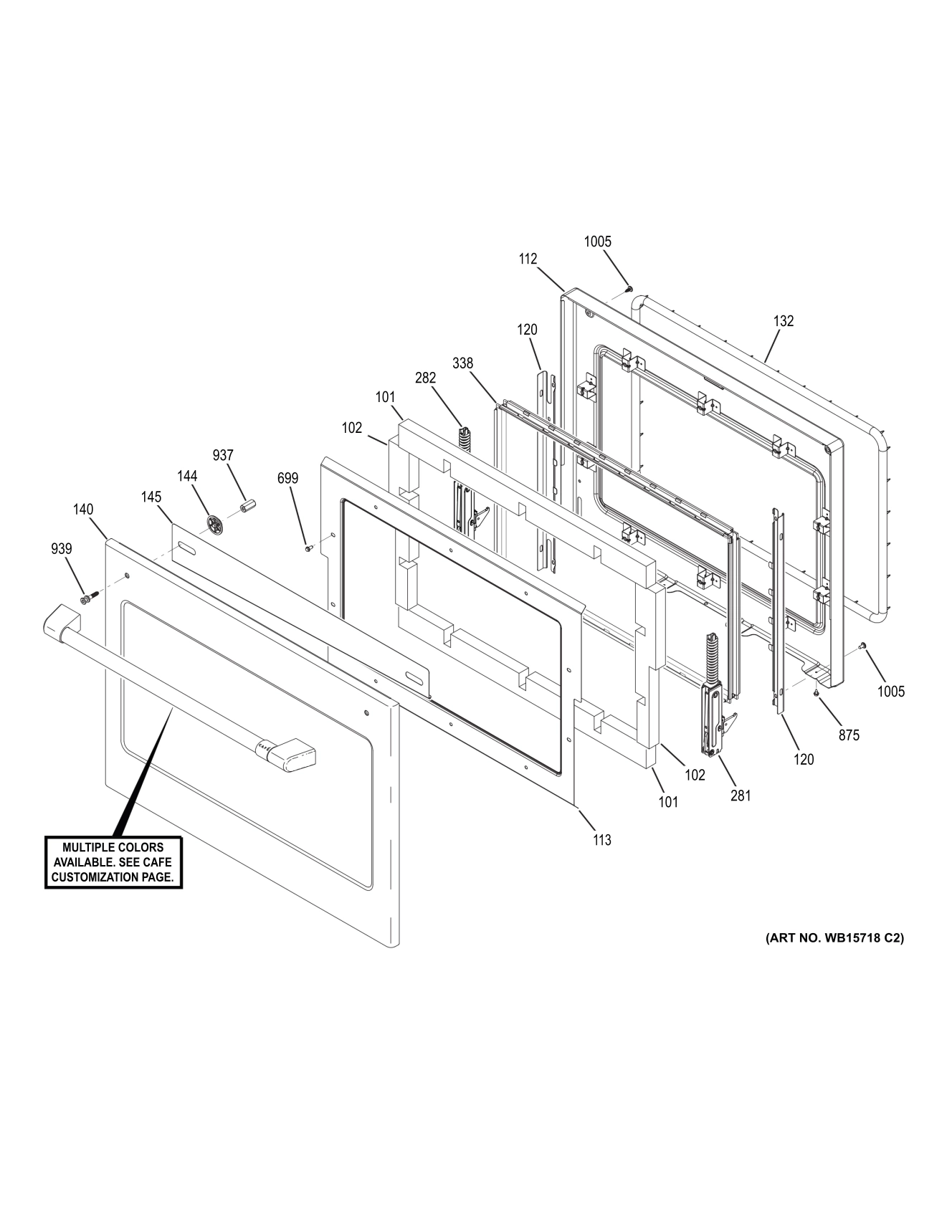 OVEN DOOR
