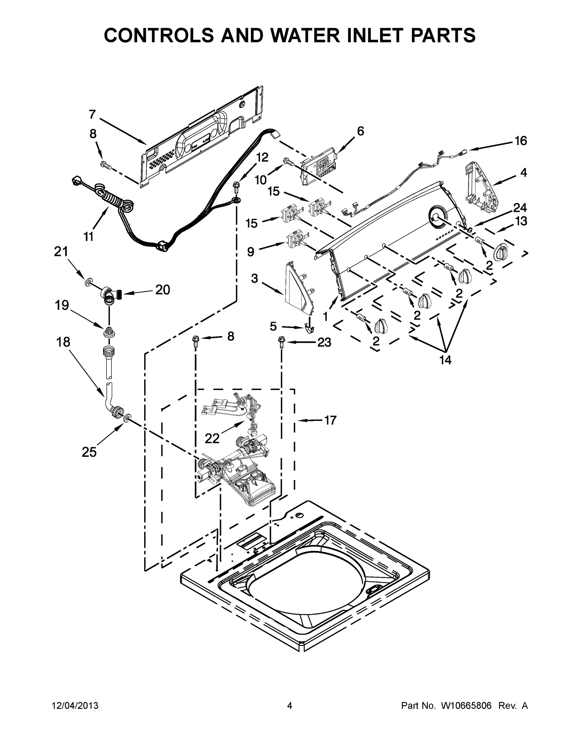 03 - CONTROLS AND WATER INLET PARTS