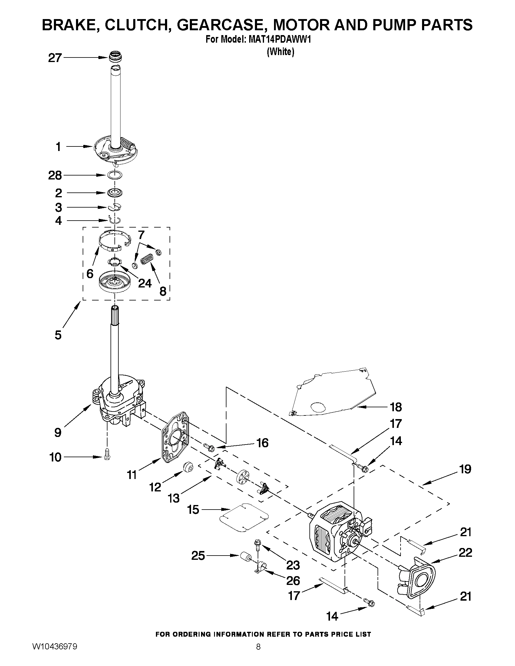 06 - BRAKE, CLUTCH, GEARCASE, MOTOR AND PUMP PARTS