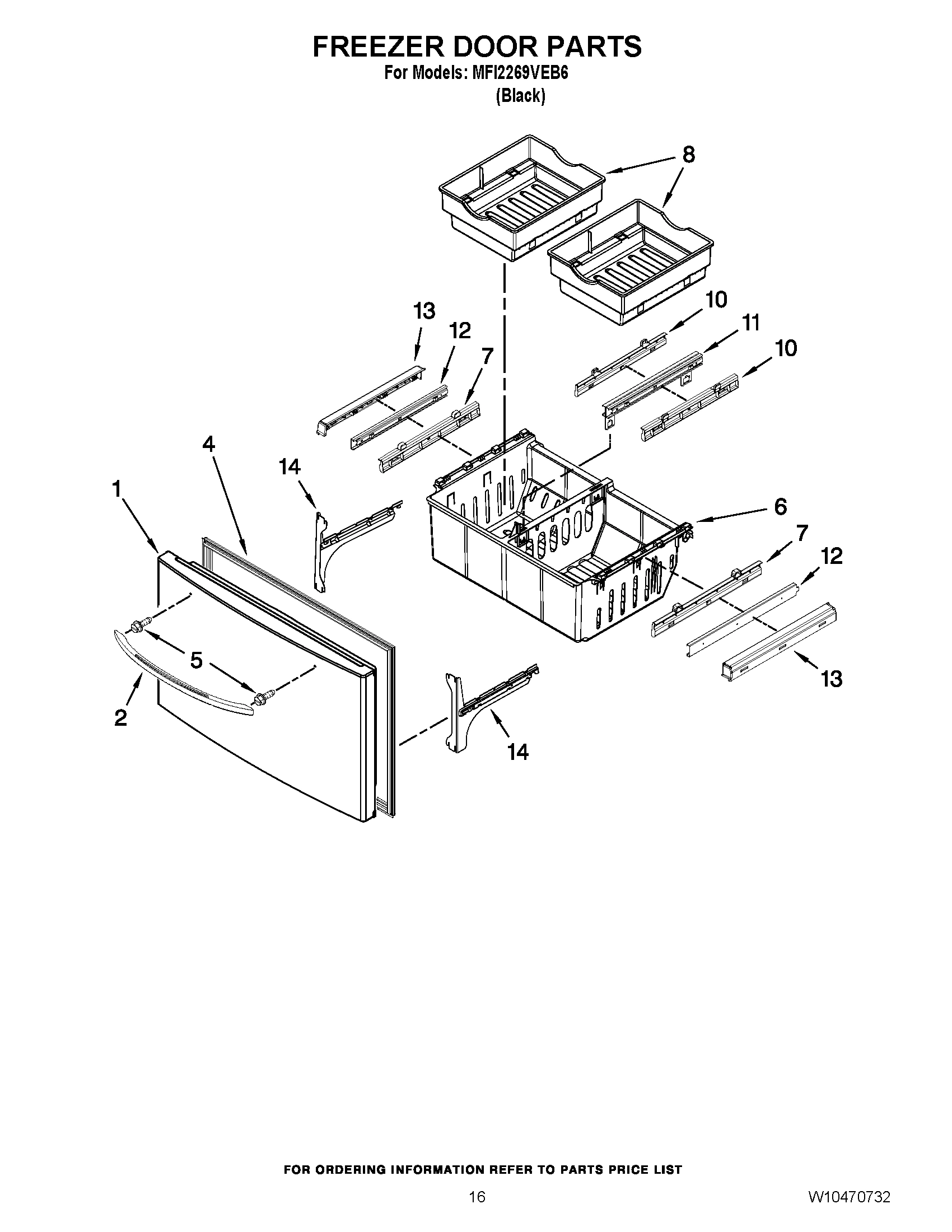 09 - FREEZER DOOR PARTS