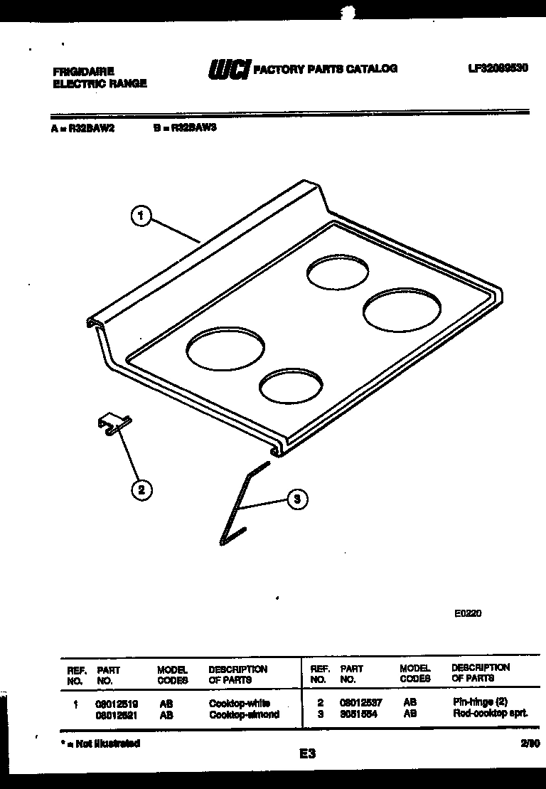 03 - COOKTOP PARTS