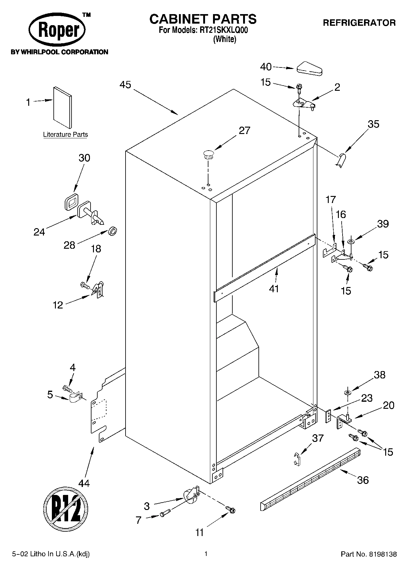 01 - CABINET, LITERATURE