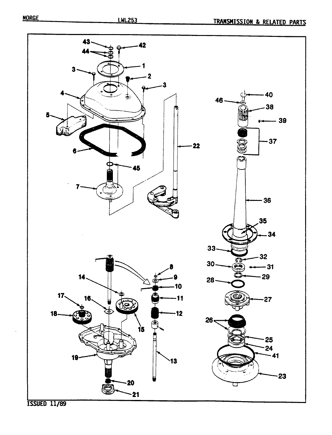 10 - TRANSMISSION & RELATED PARTS (REV. E-F)