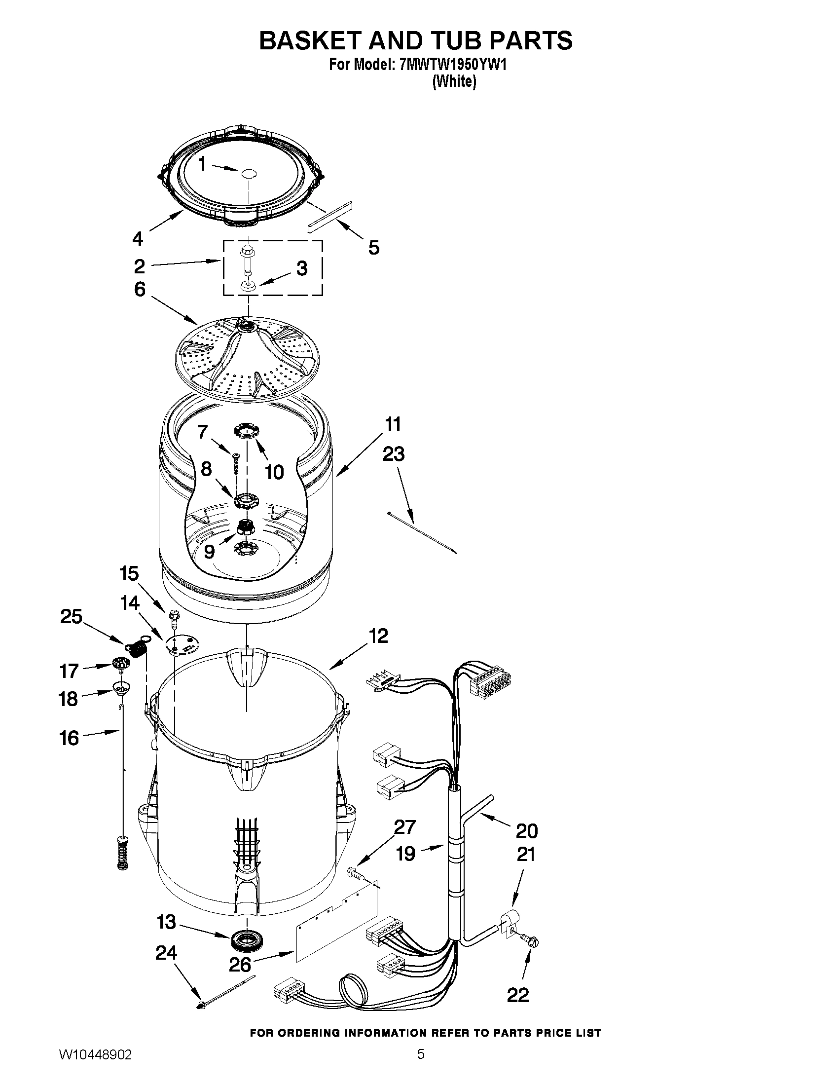 03 - BASKET AND TUB PARTS