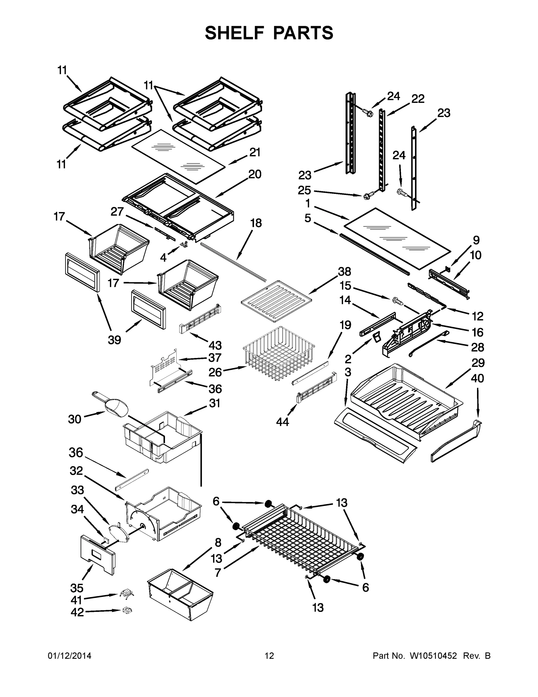 07 - SHELF PARTS