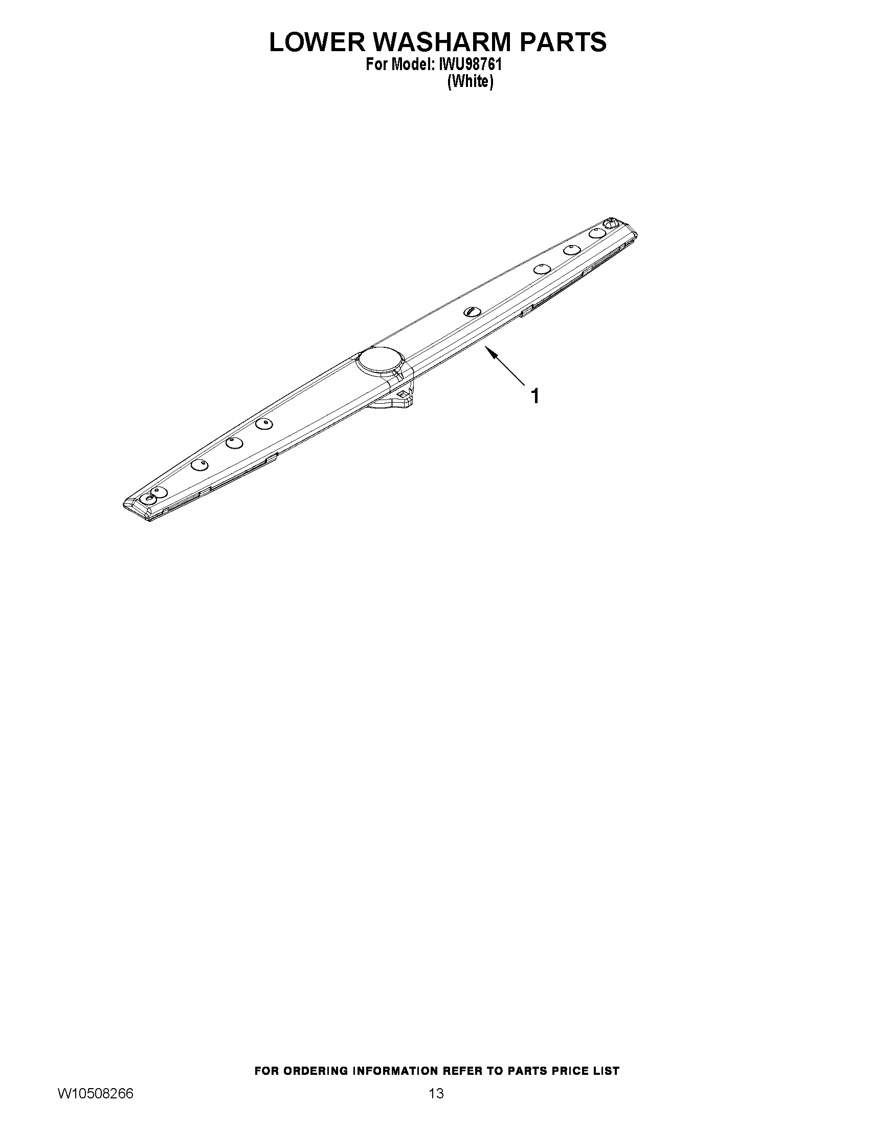 11 - LOWER WASHARM PARTS