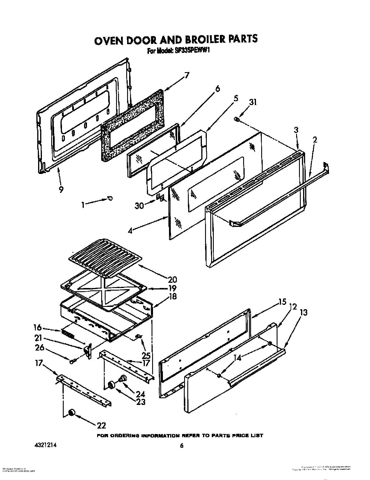 05 - OVEN DOOR AND BROILER