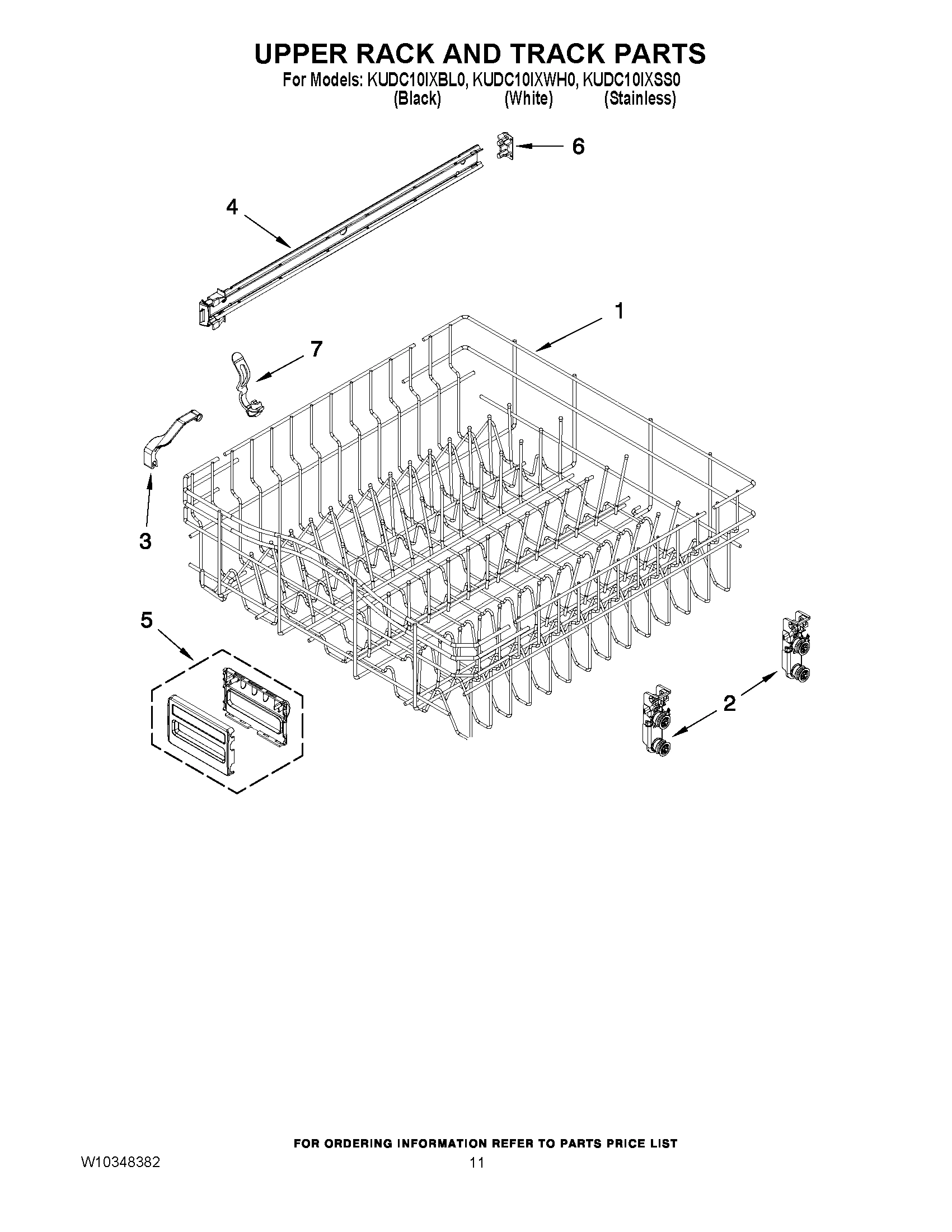 09 - UPPER RACK AND TRACK PARTS