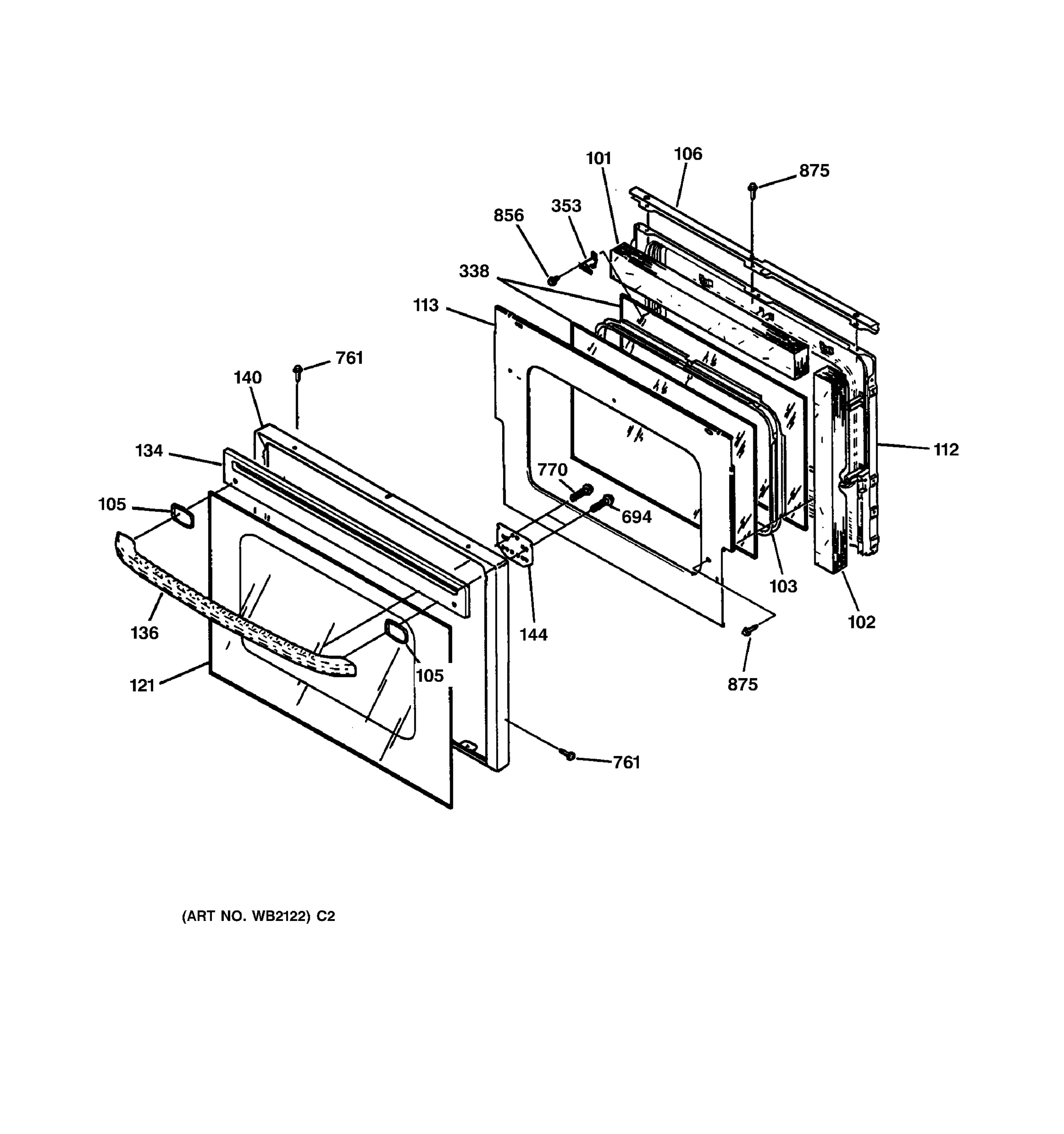 OVEN DOOR