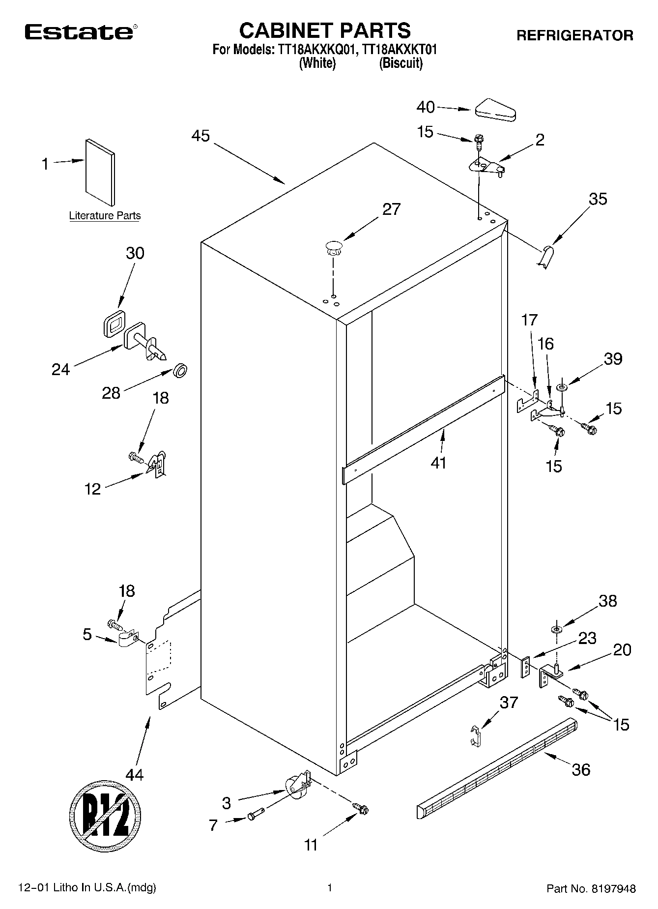 01 - CABINET, LITERATURE