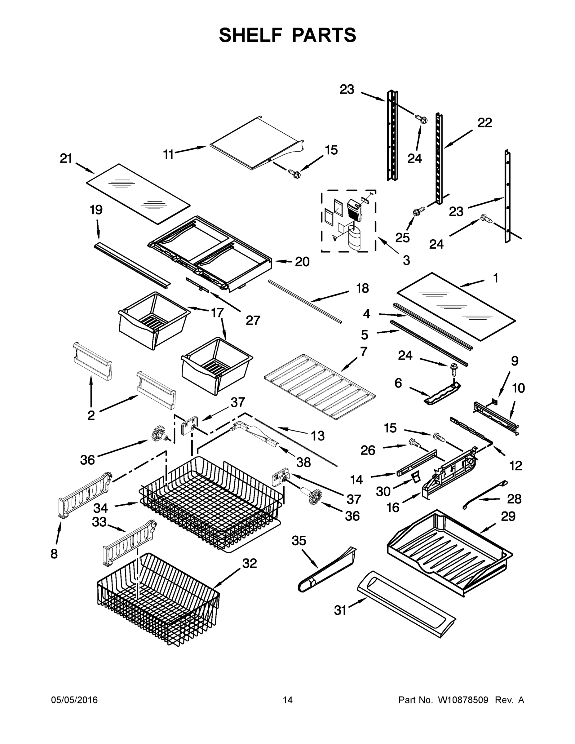 08 - SHELF PARTS