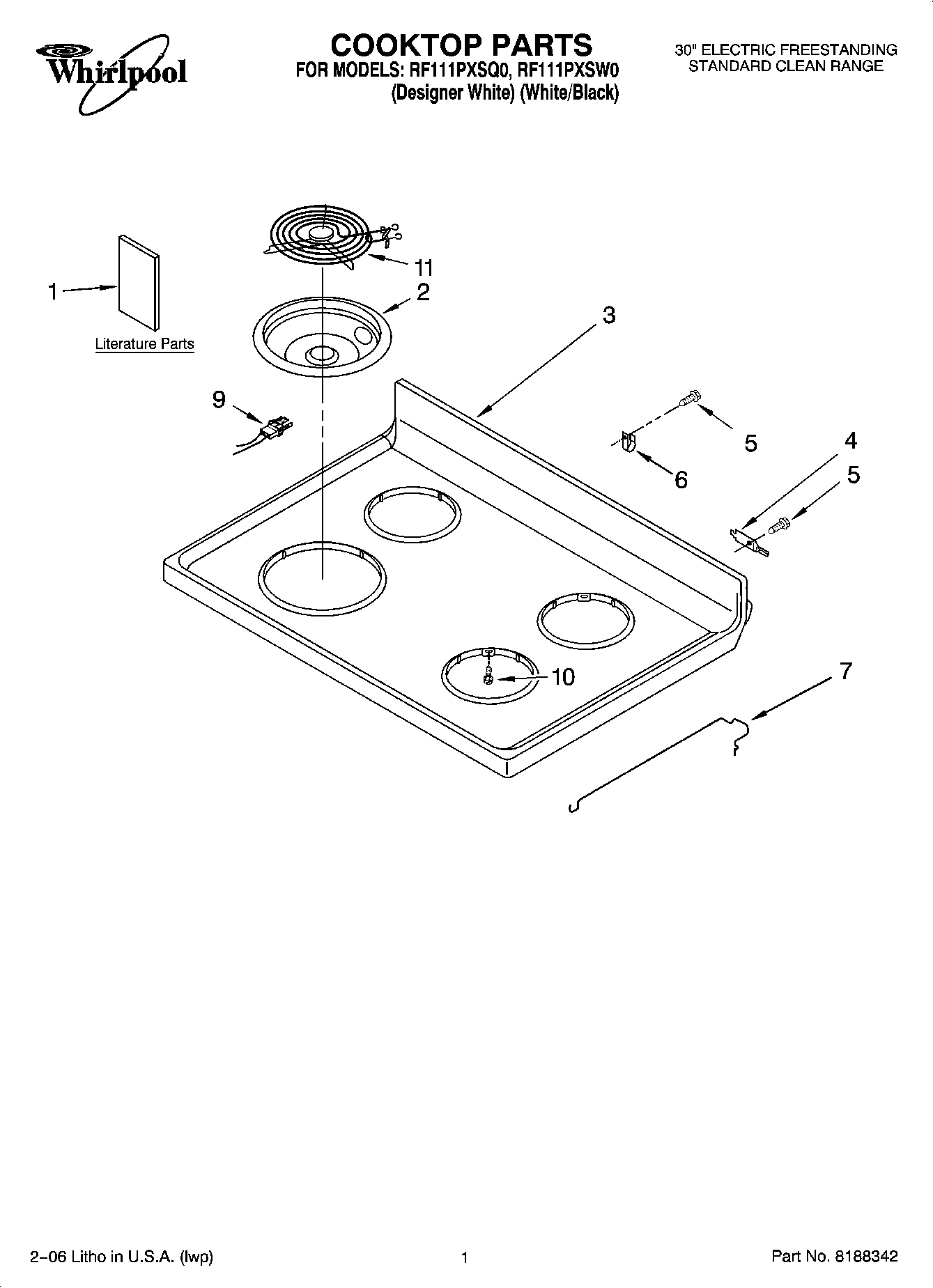 01 - COOKTOP PARTS