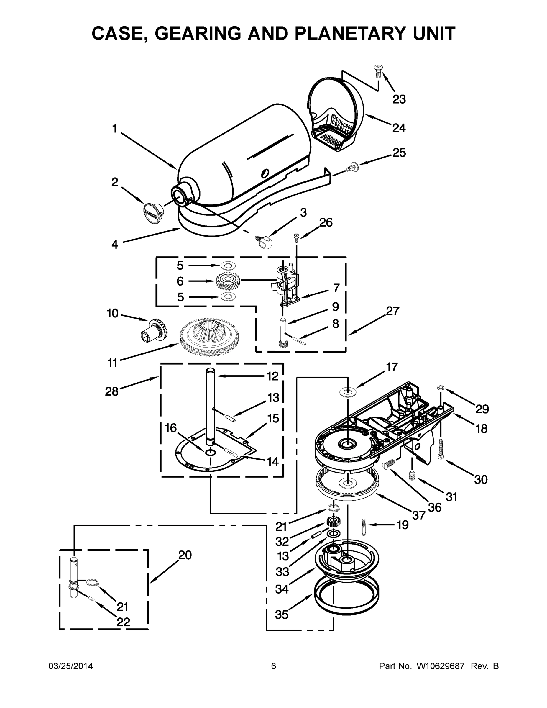 04 - CASE, GEARING AND PLANETARY UNIT