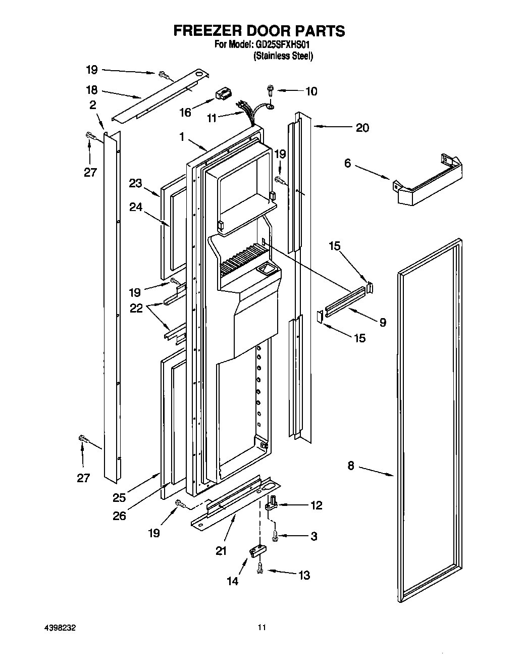 07 - FREEZER DOOR