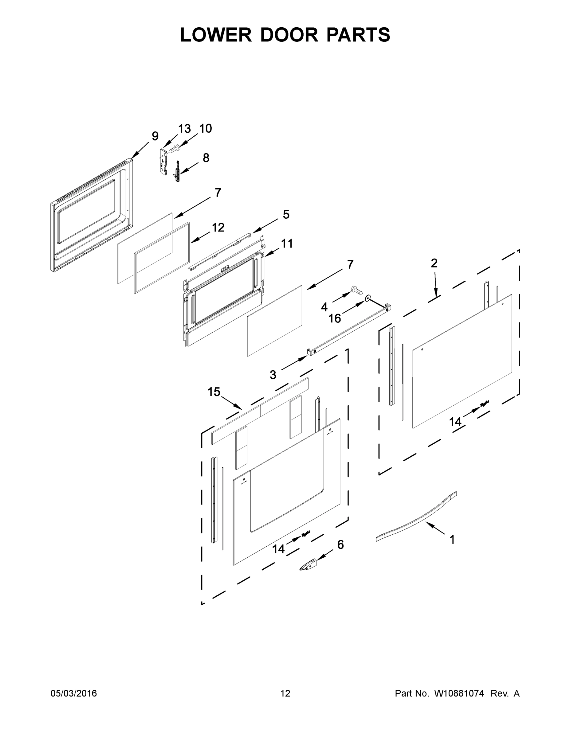 07 - LOWER DOOR PARTS