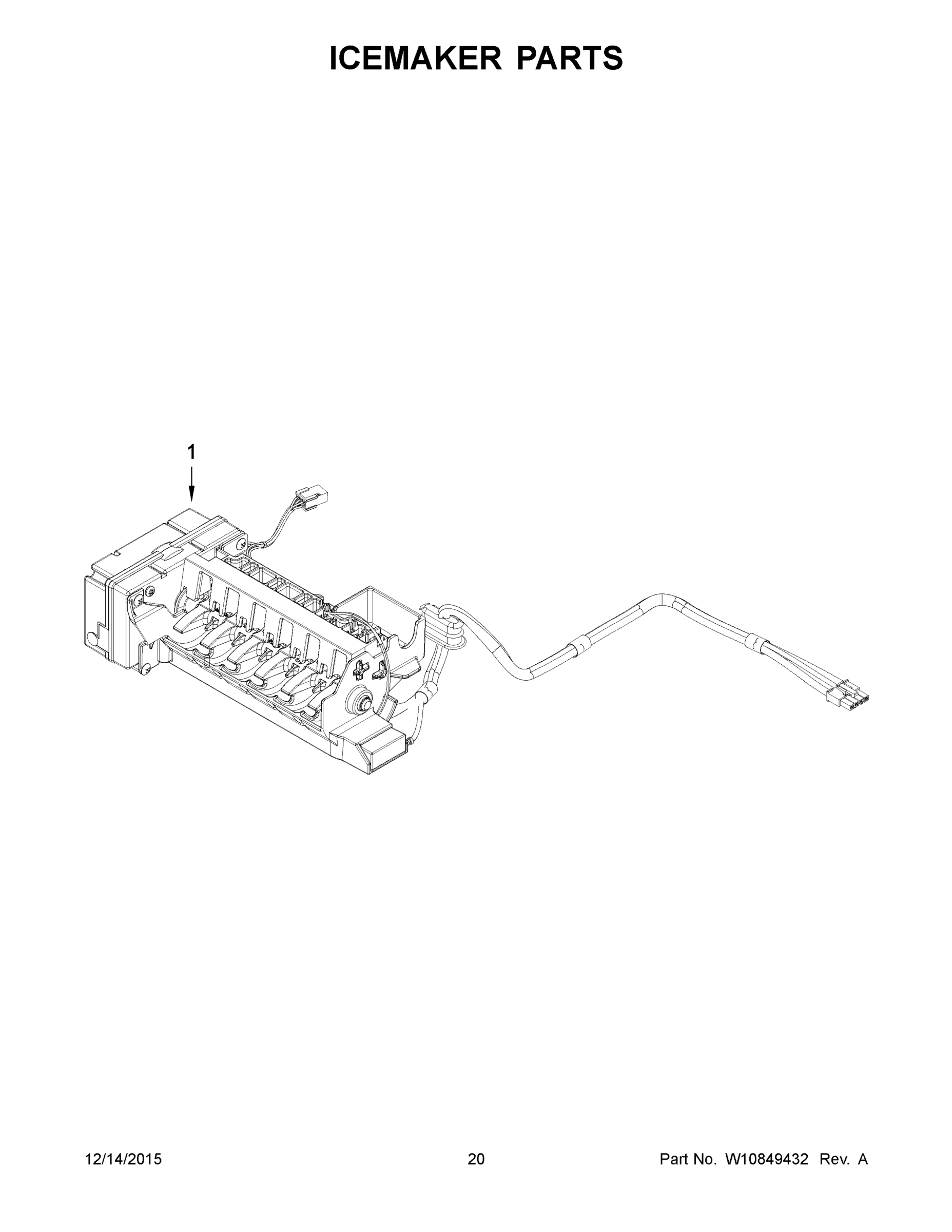11 - ICEMAKER PARTS