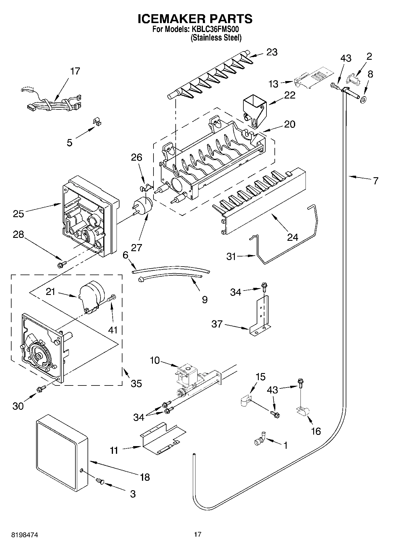 10 - ICEMAKER PARTS