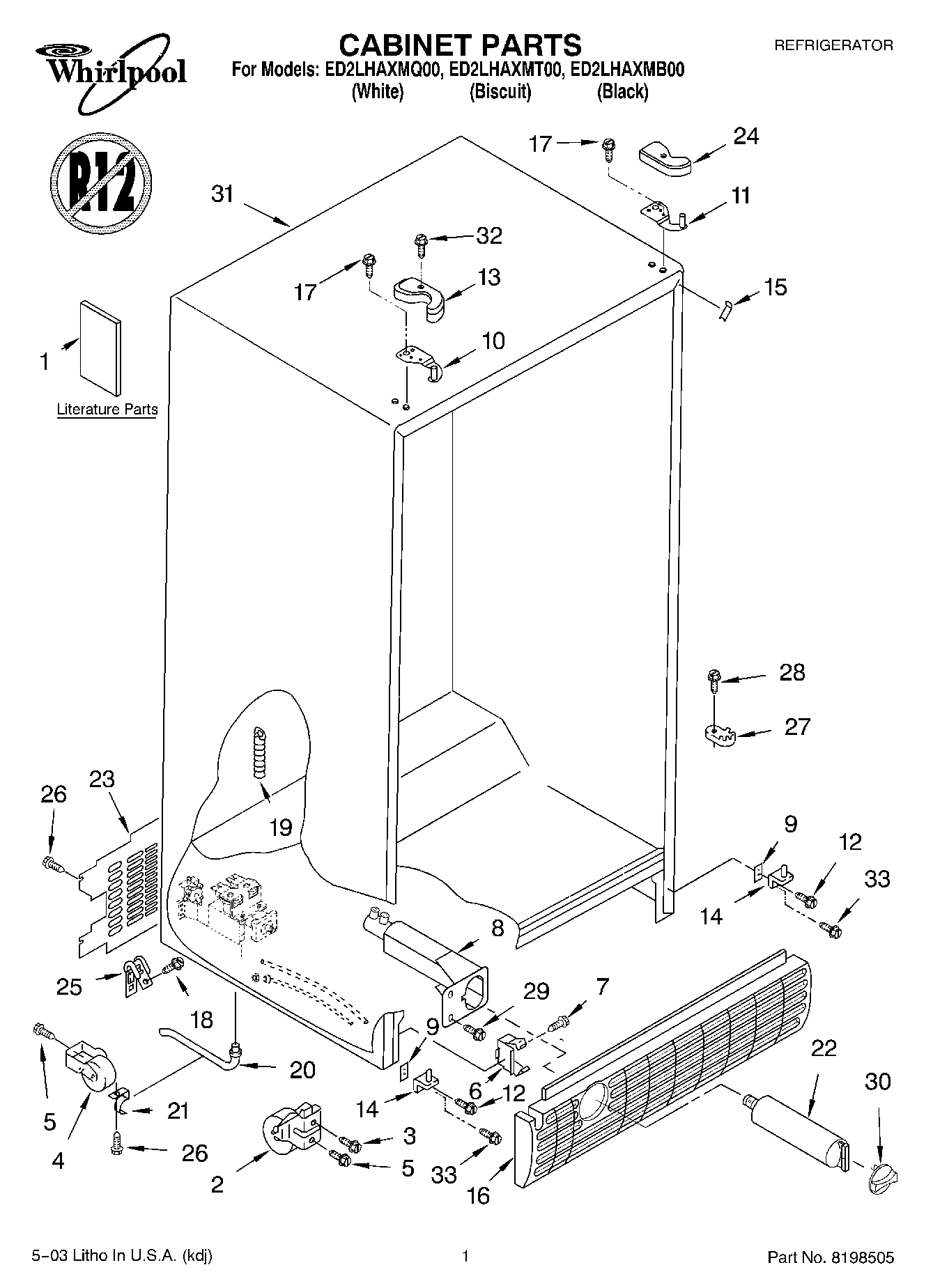 01 - CABINET PARTS