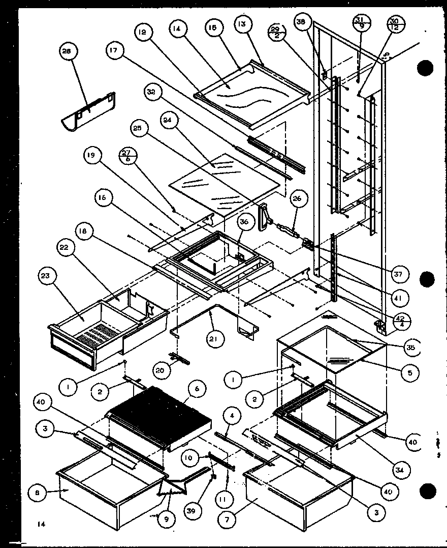 11 - REF SHELVING AND DRAWERS