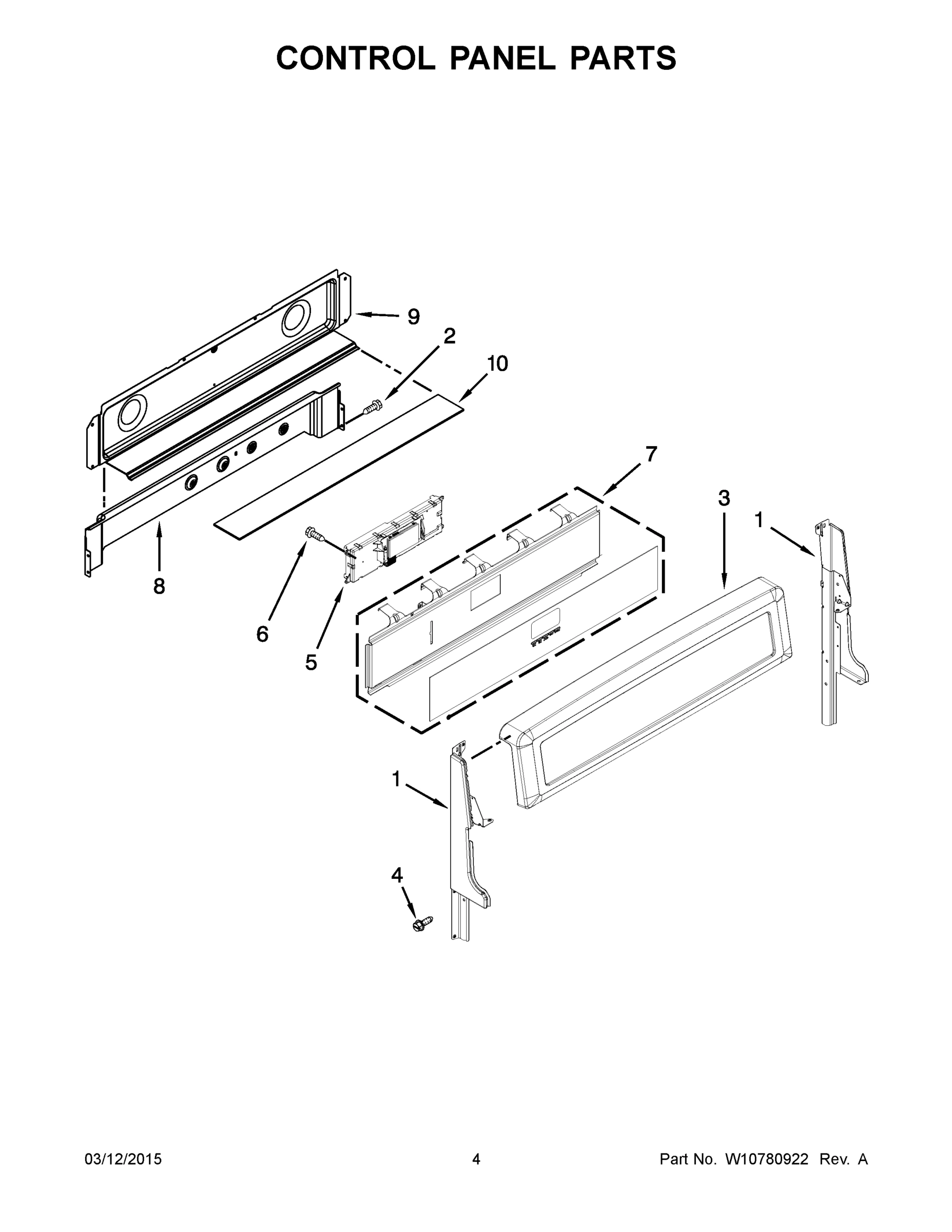 03 - CONTROL PANEL PARTS