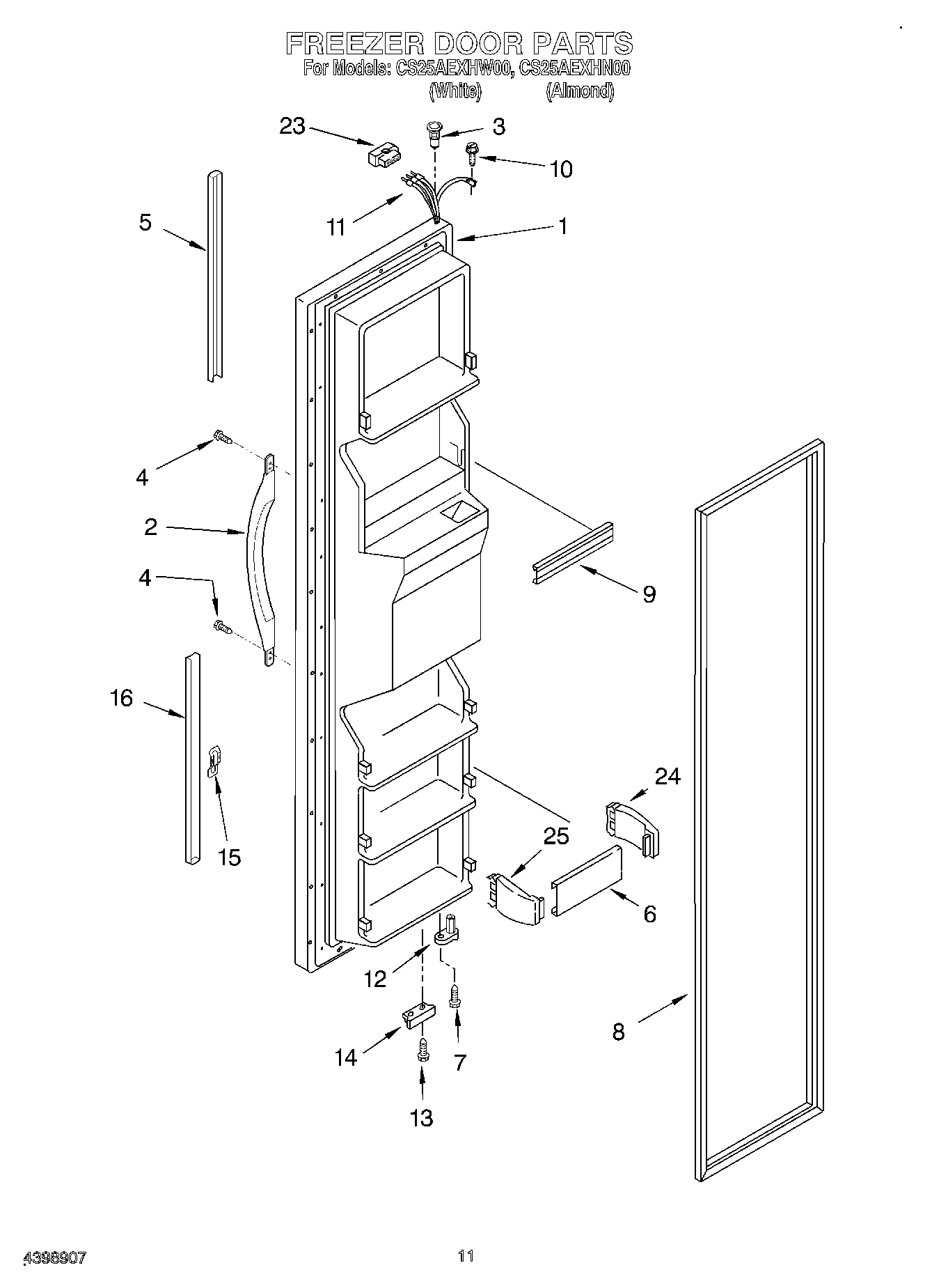 07 - FREEZER DOOR