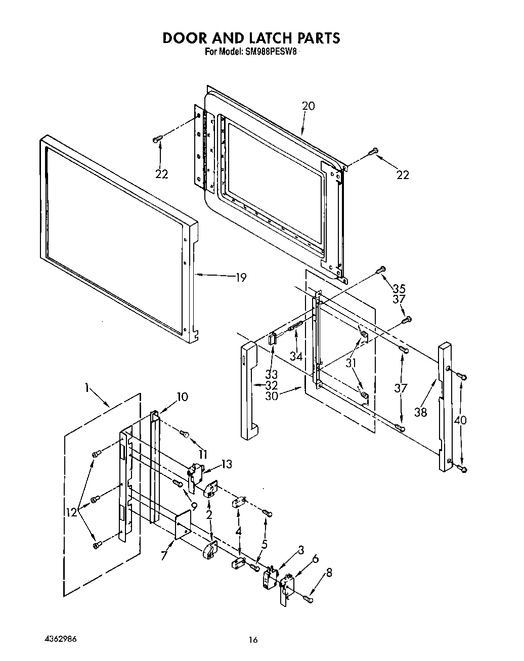11 - DOOR AND LATCH