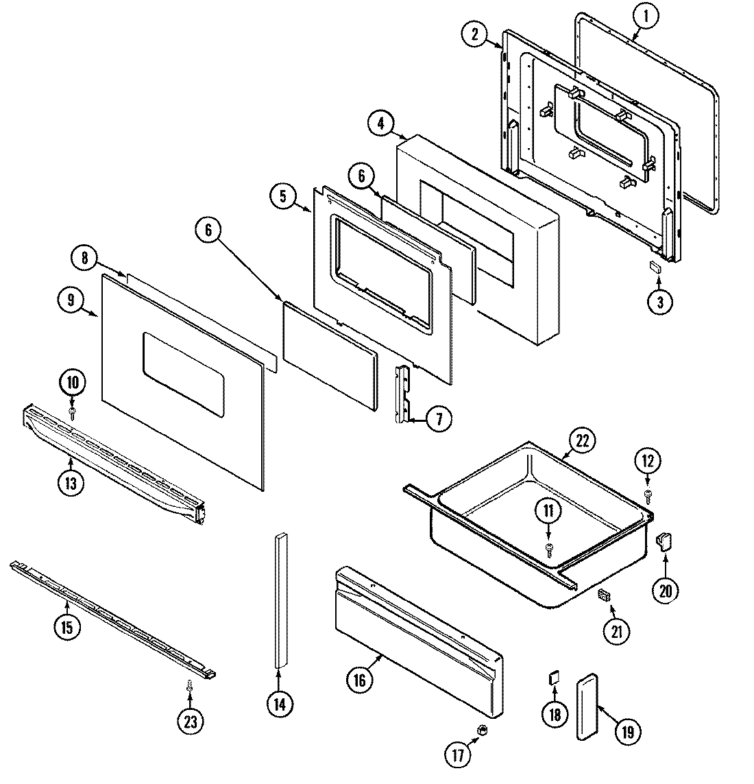 04 - DOOR/DRAWER (SER. PRE. 21)