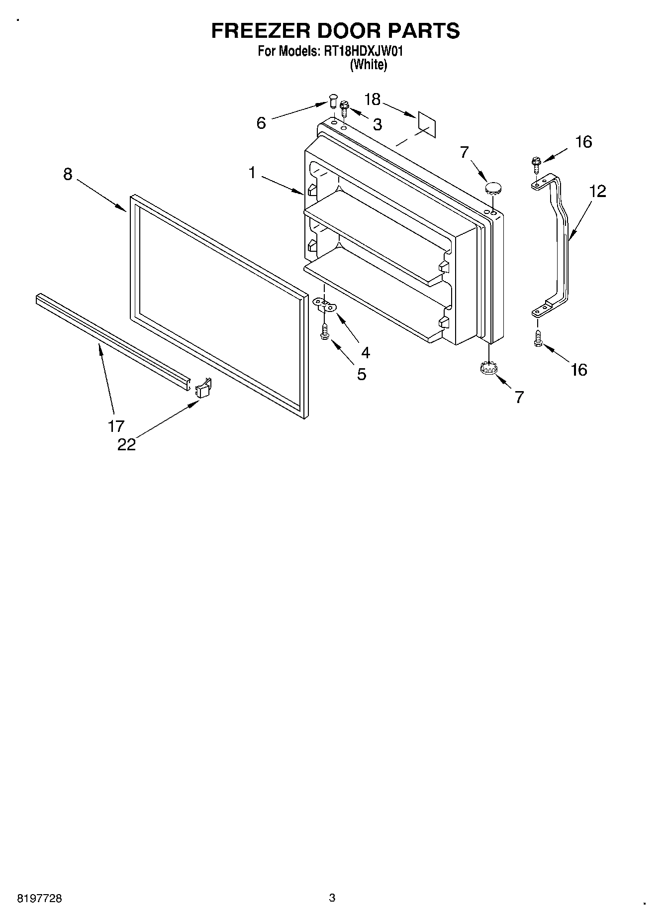 02 - FREEZER DOOR