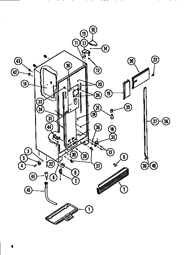 04 - CABINET, LIGHT SHIELDS, MULLION