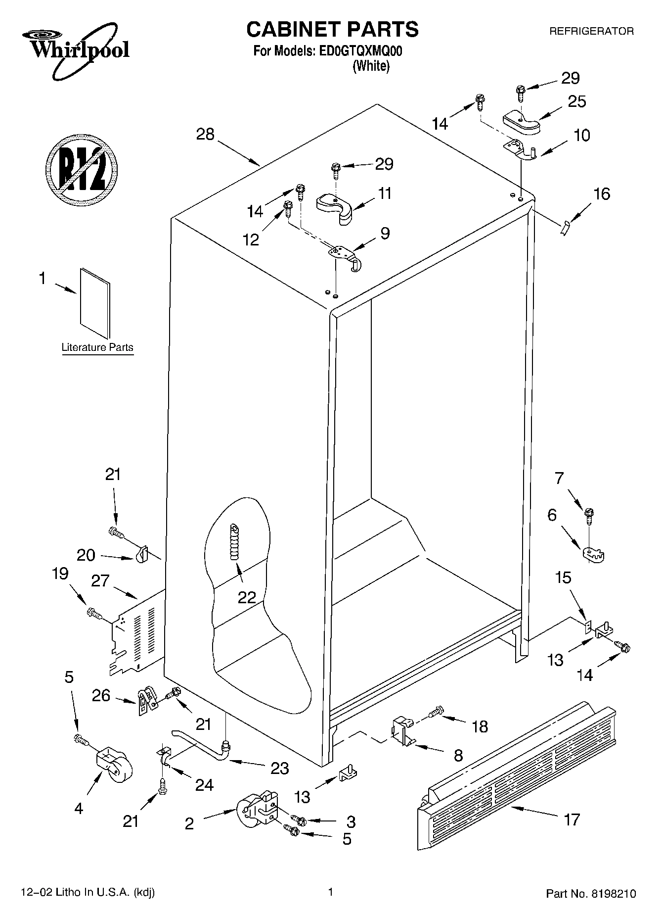 01 - CABINET PARTS
