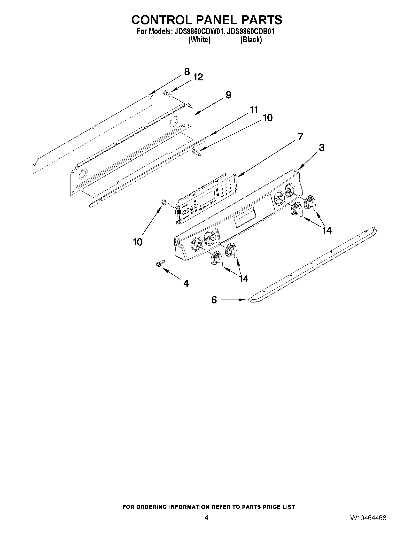 03 - CONTROL PANEL PARTS