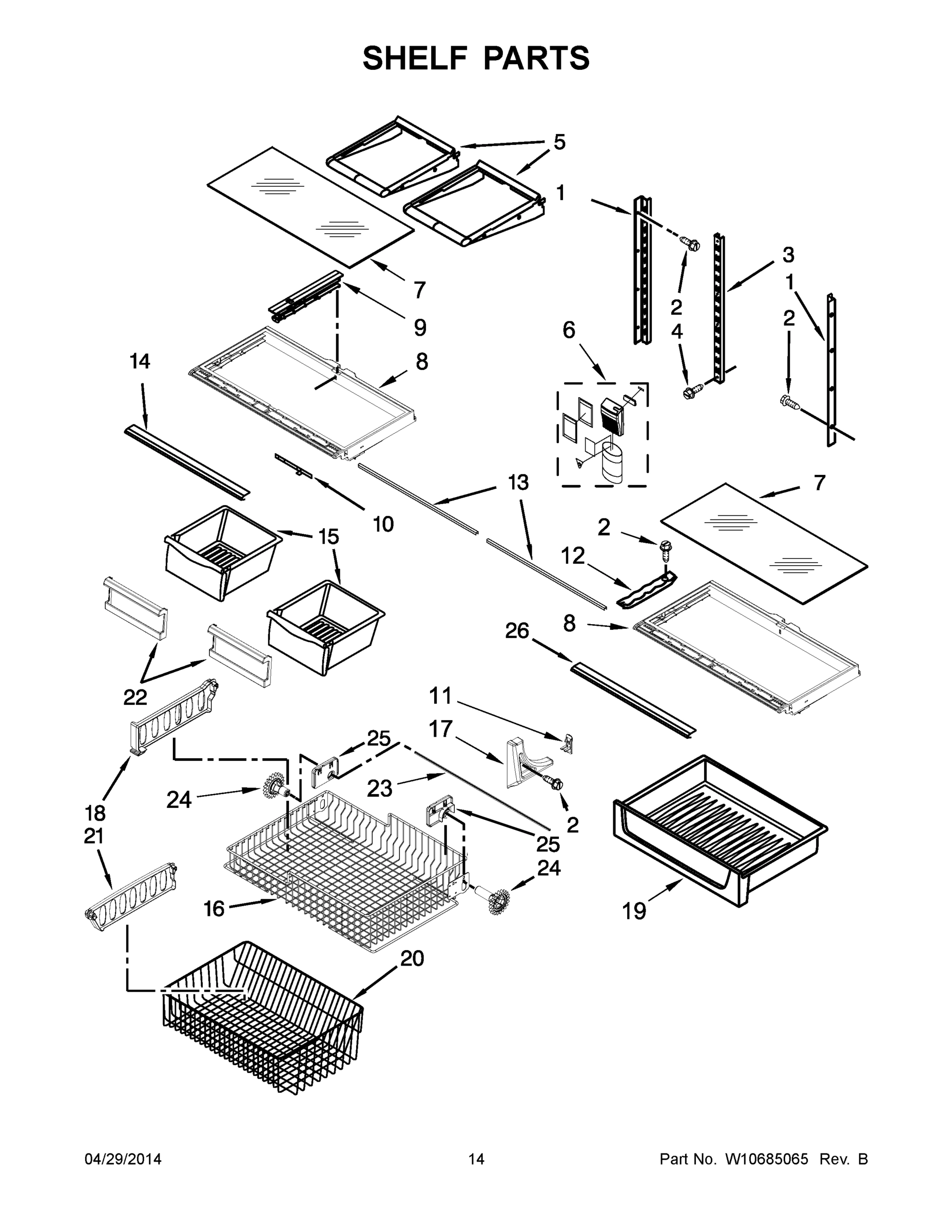 08 - SHELF PARTS