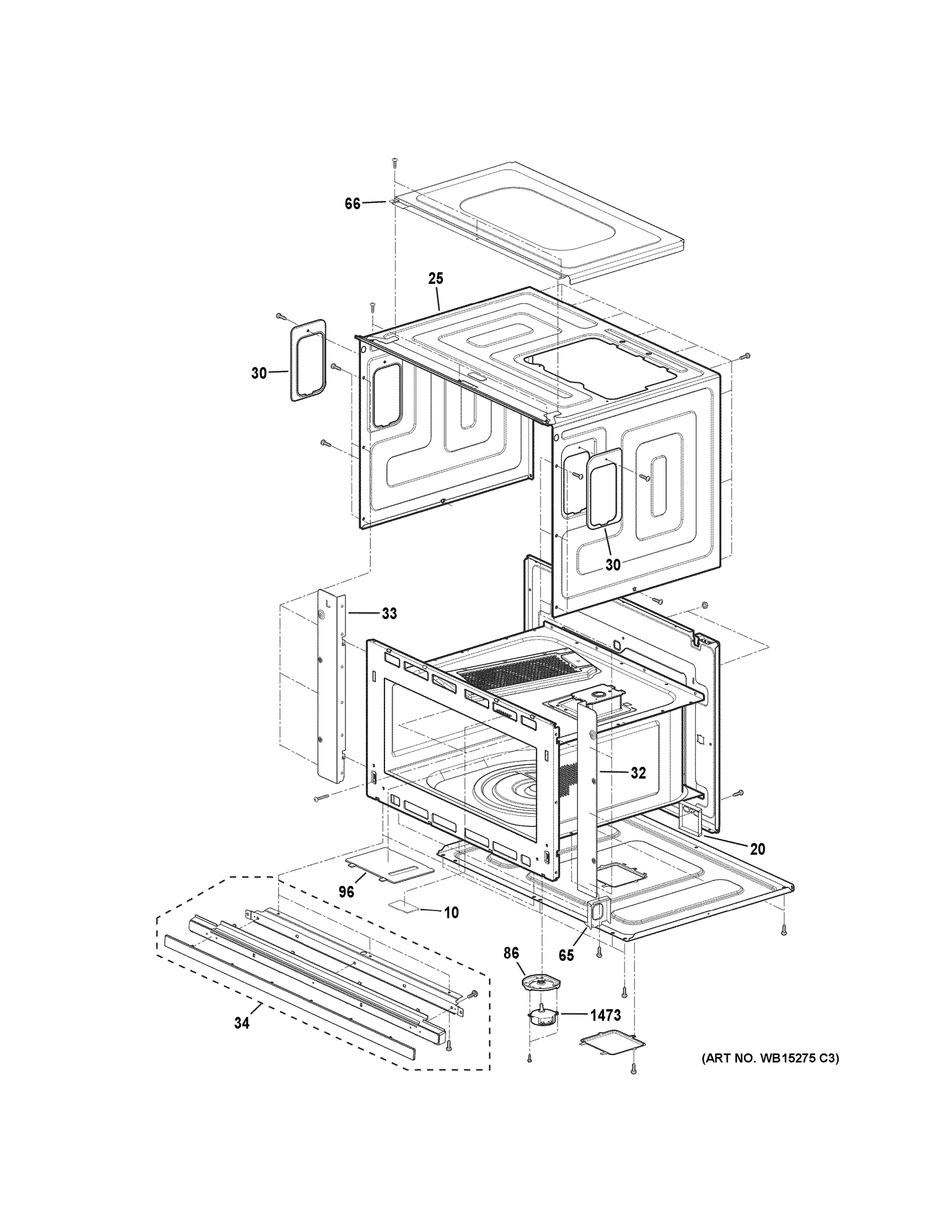 OVEN CAVITY PARTS