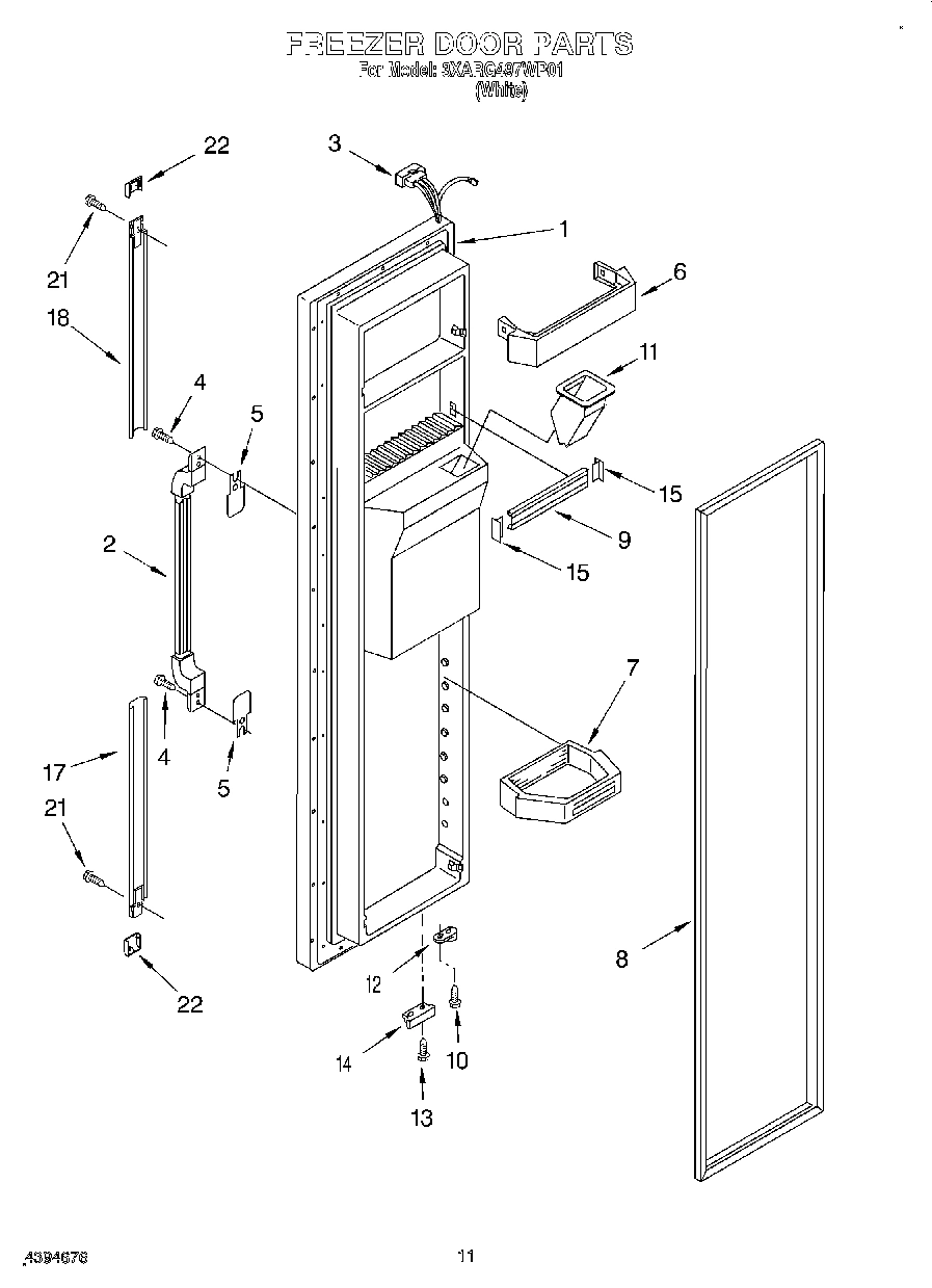 08 - FREEZER DOOR