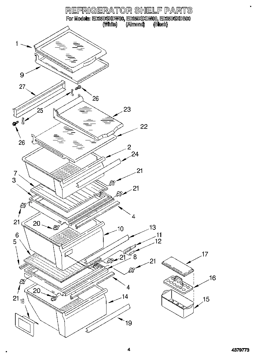 03 - REFRIGERATOR SHELF