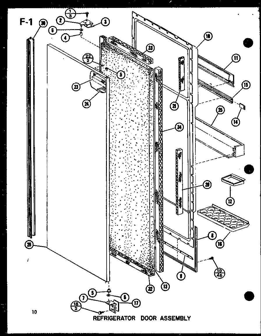11 - REF DOOR ASSY