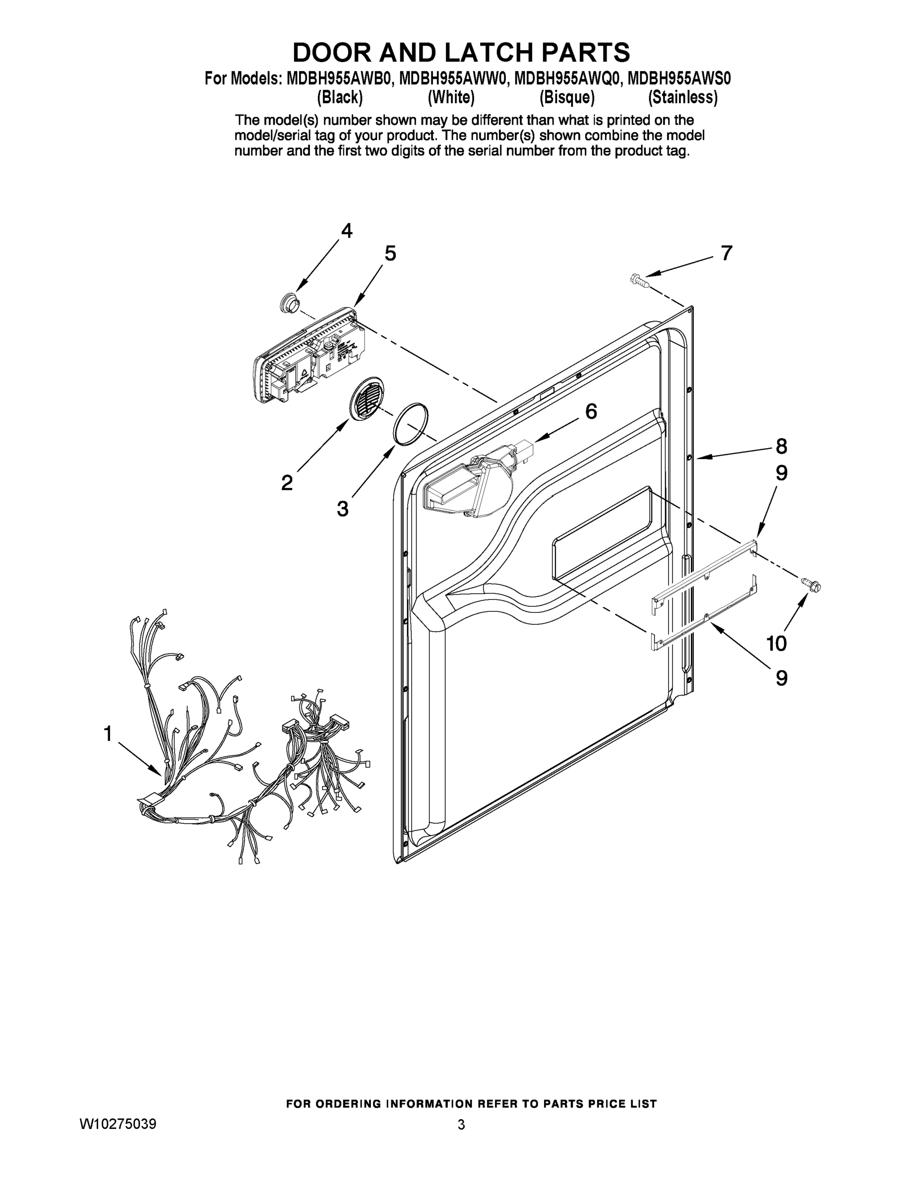 03 - DOOR AND LATCH PARTS