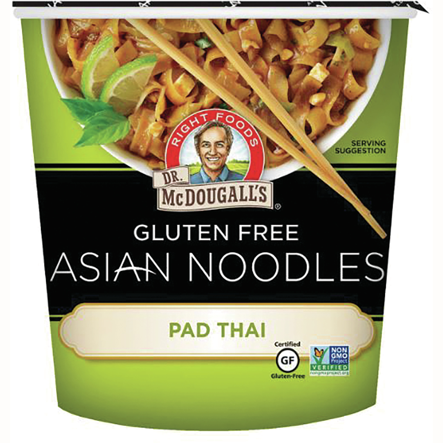 Dr. McDougall's Gluten Free Asian Noodles - Pad Thai | 2 oz Cup