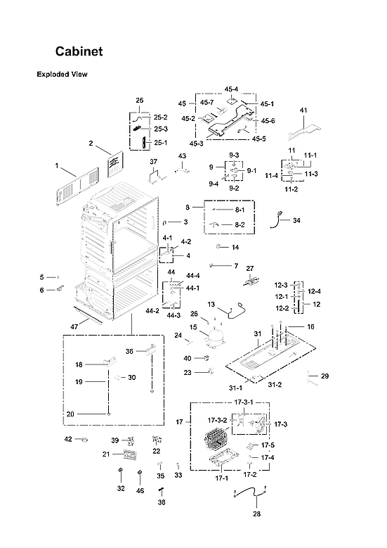 CABINET PARTS