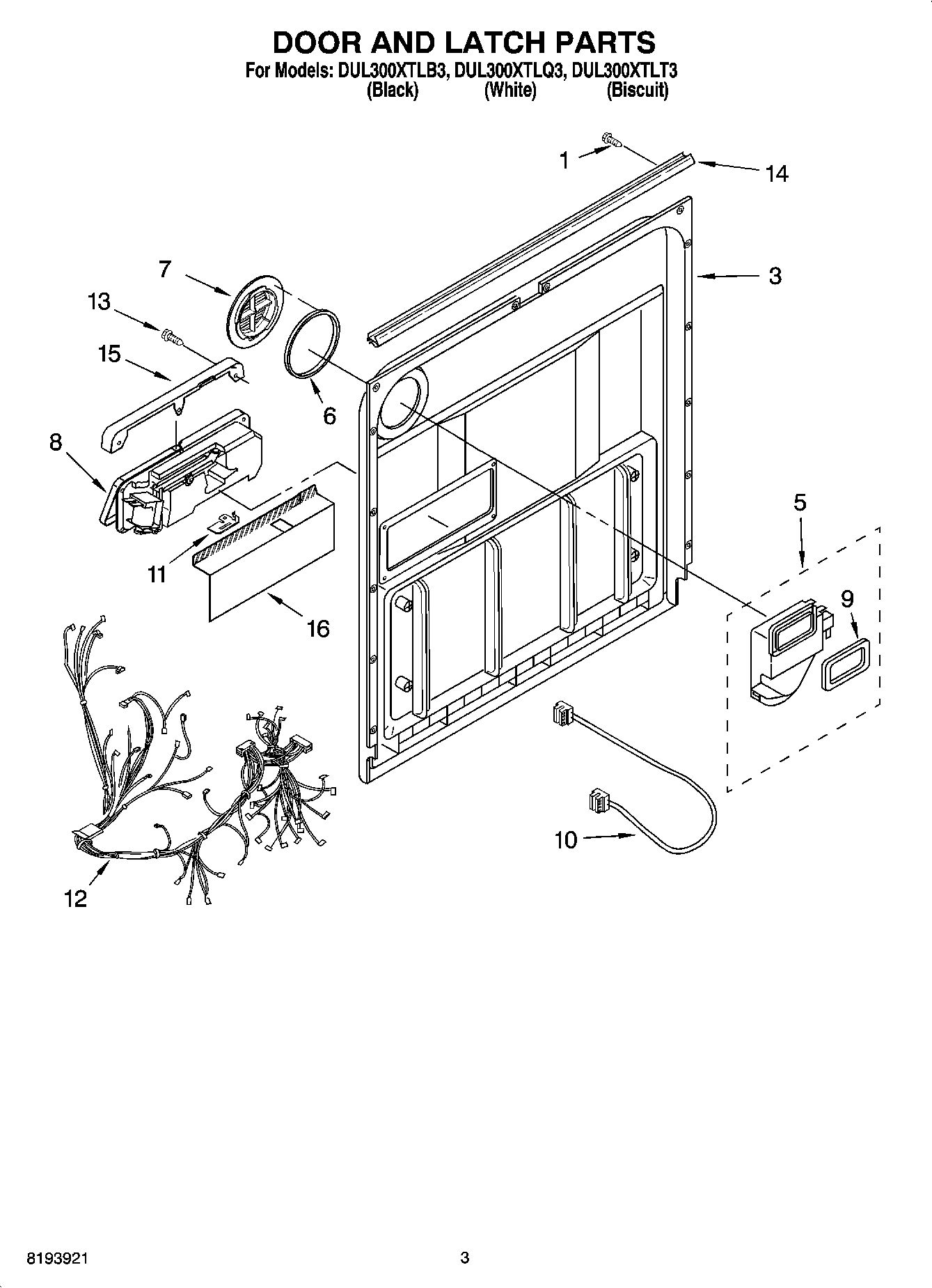 03 - DOOR AND LATCH PARTS