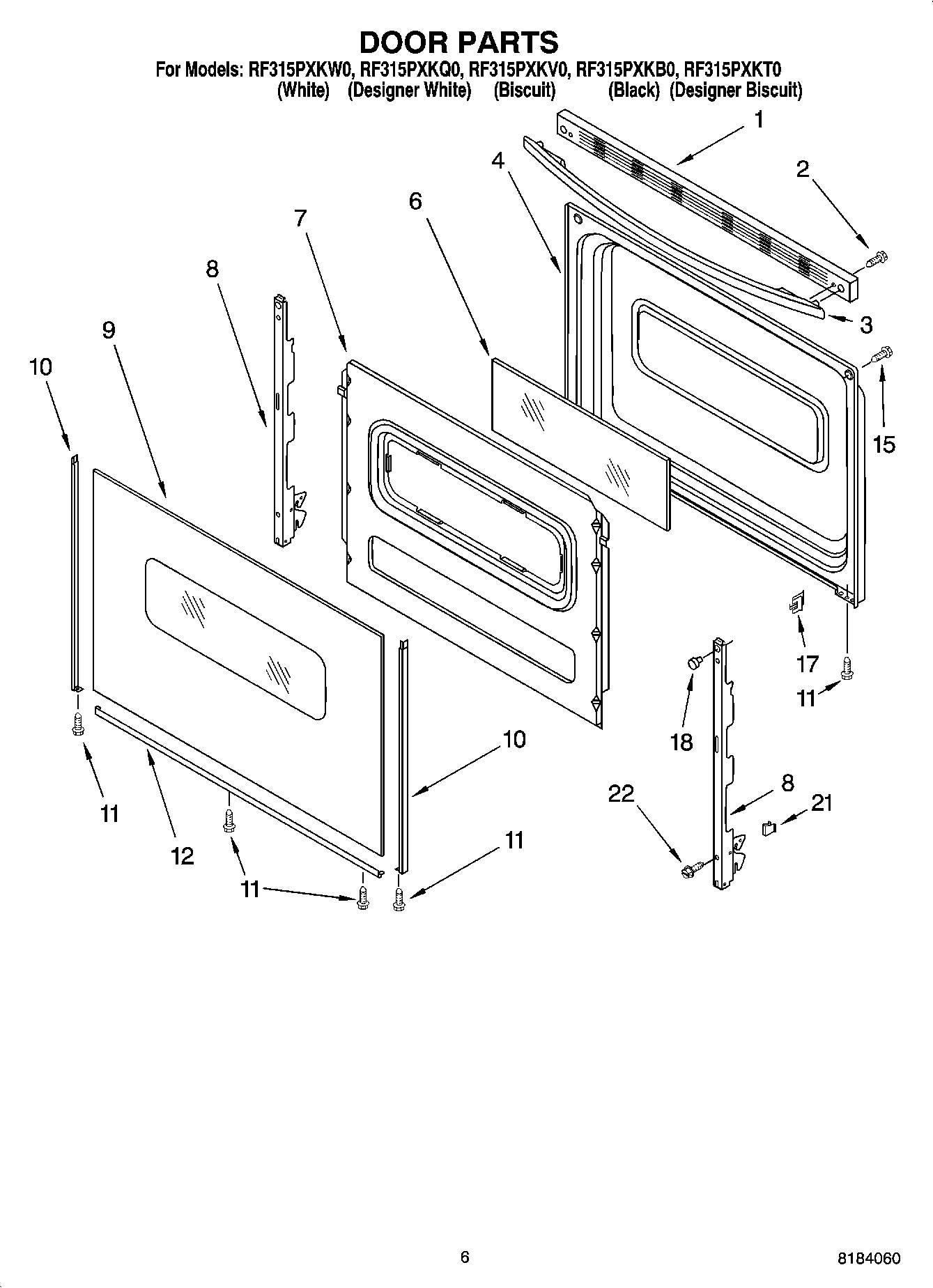 05 - DOOR PARTS, MISCELLANEOUS PARTS