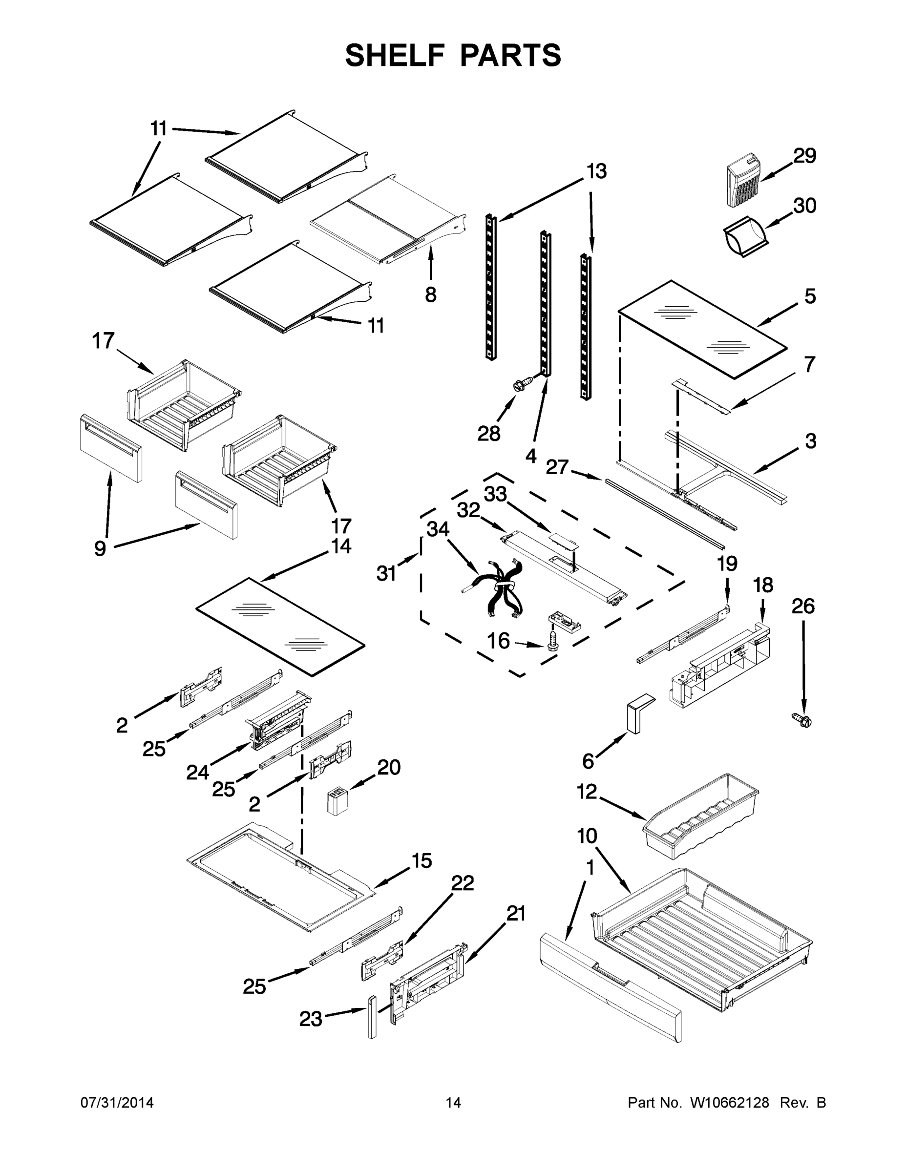 08 - SHELF PARTS