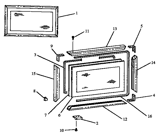 08 - UPPER OVEN DOOR
