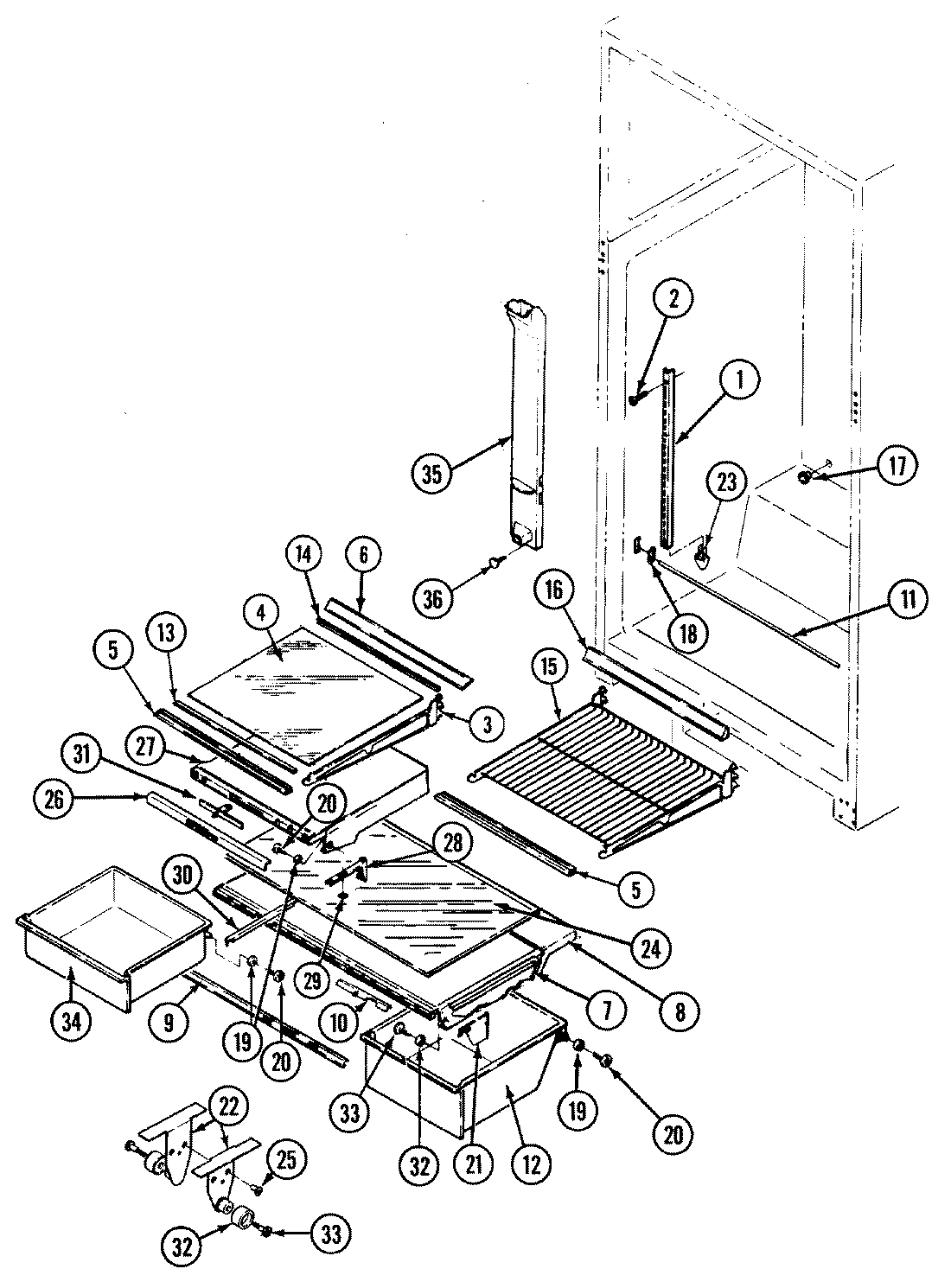 05 - SHELVES & ACCESSORIES