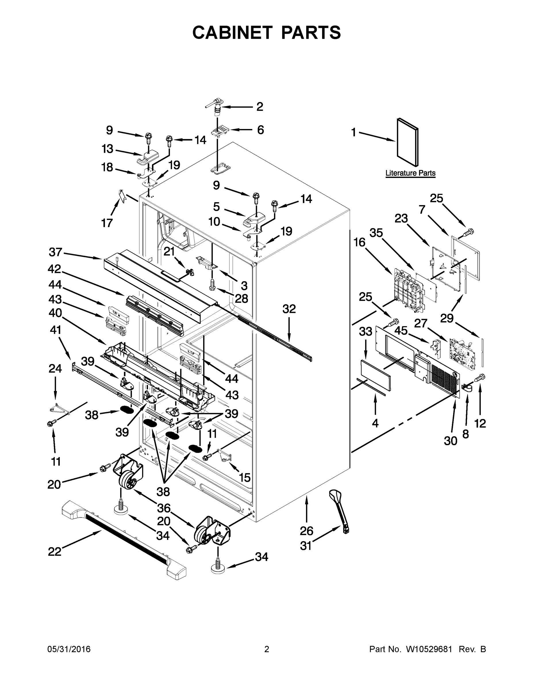 02 - CABINET PARTS