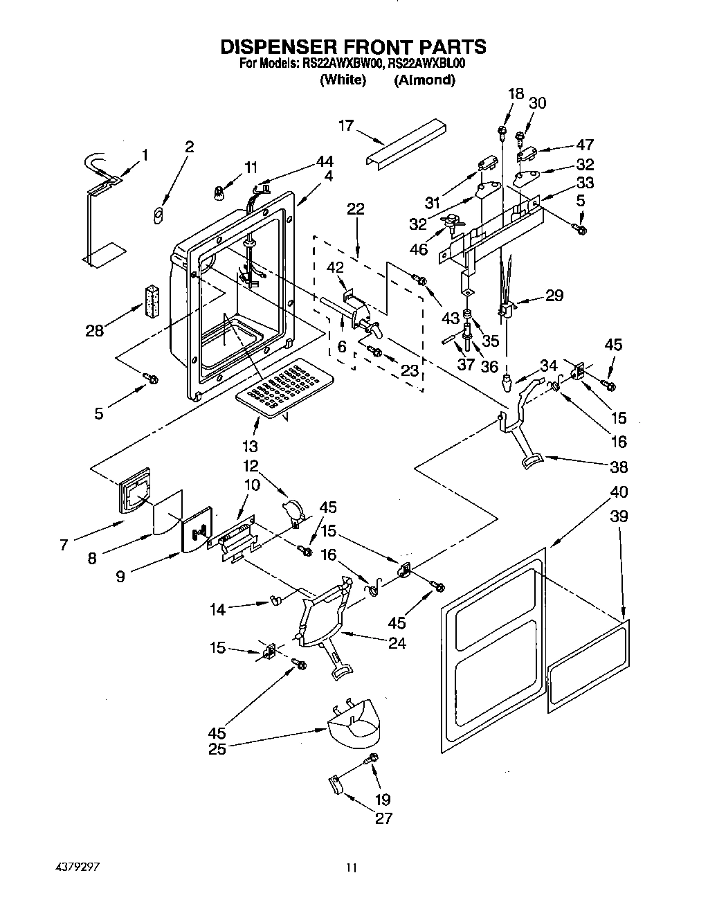 08 - DISPENSER FRONT