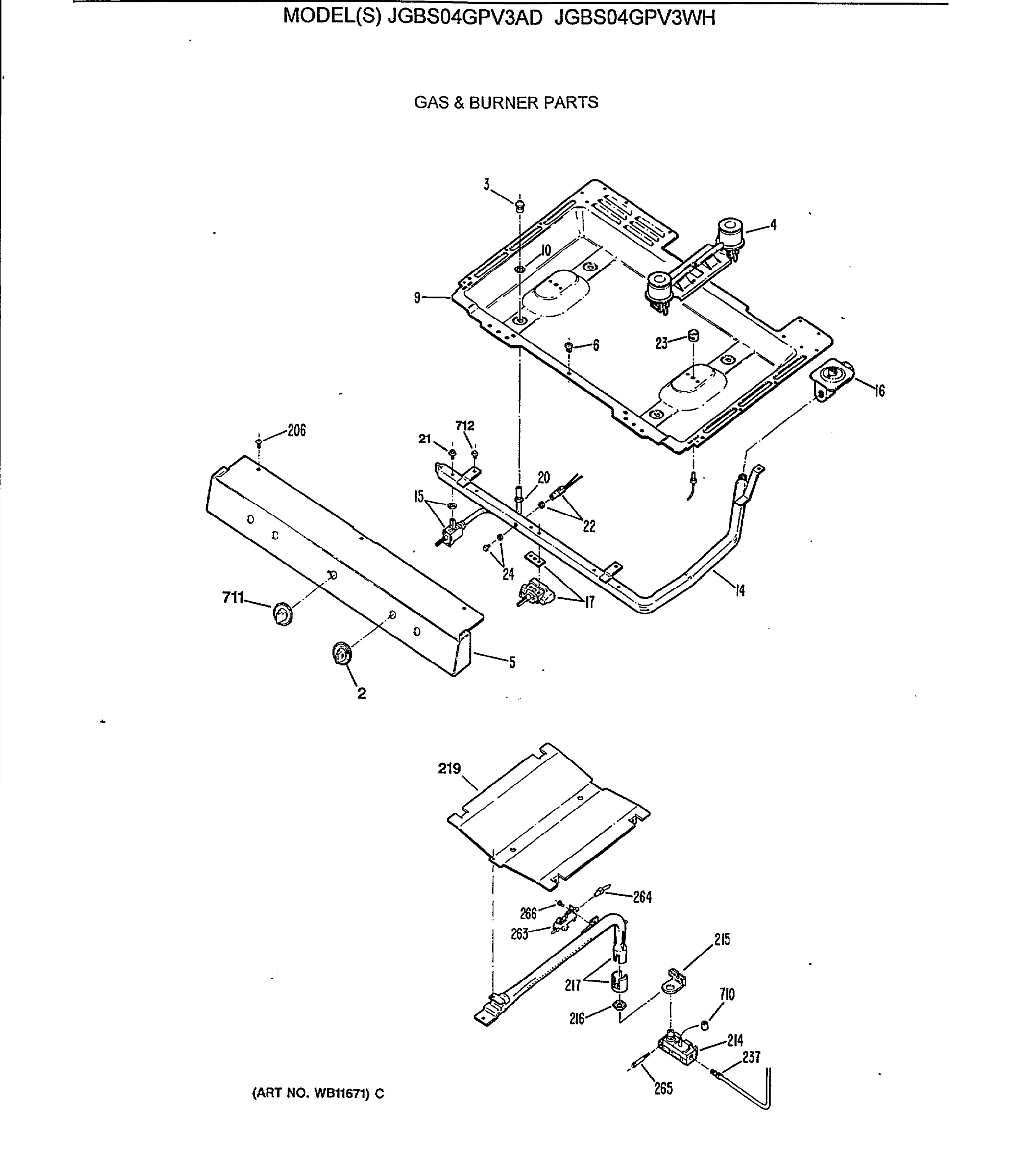 GAS & BURNER PARTS