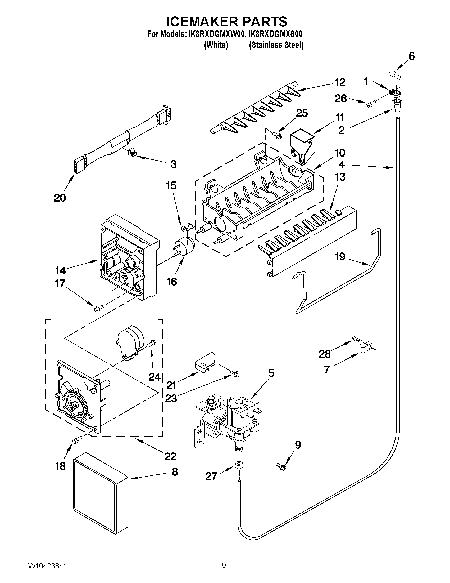 05 - ICEMAKER PARTS