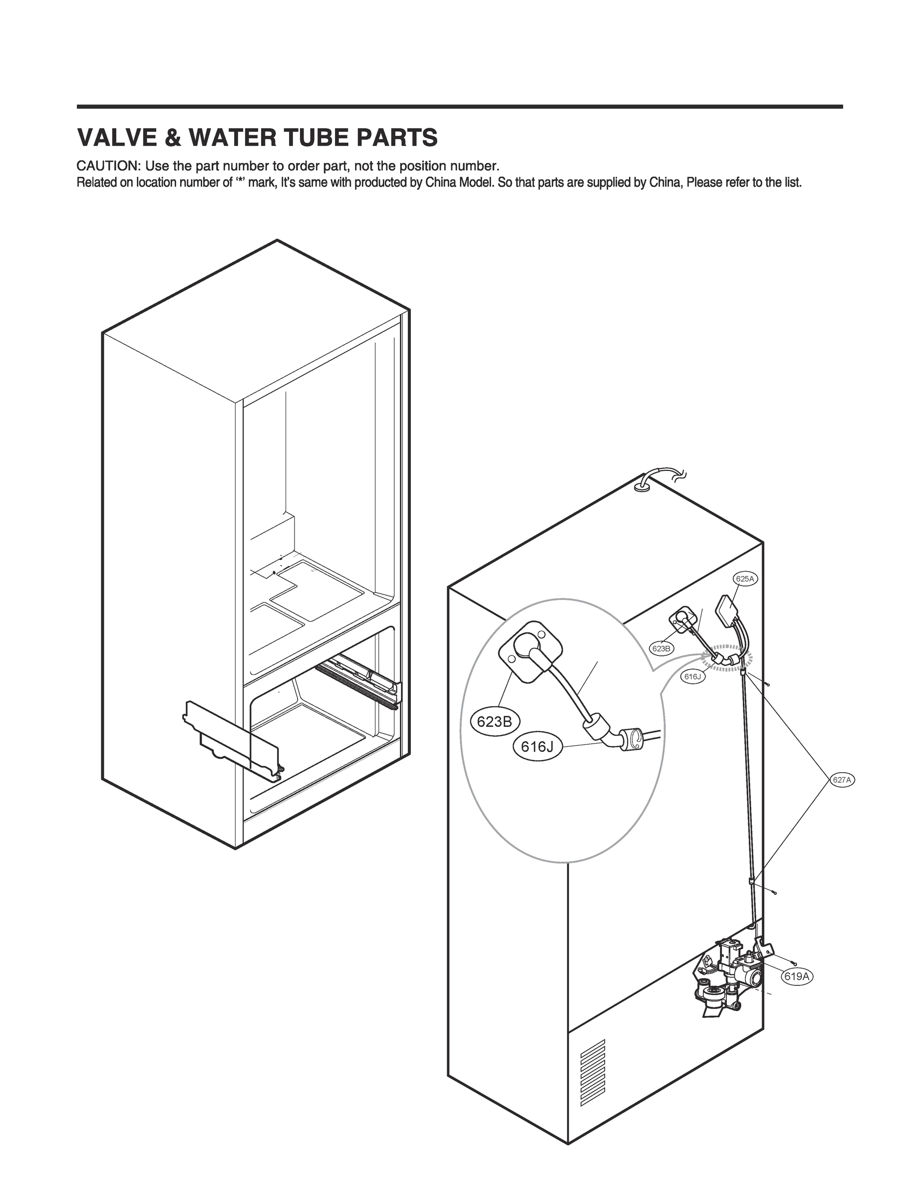 VALVE & WATER TUBE PARTS