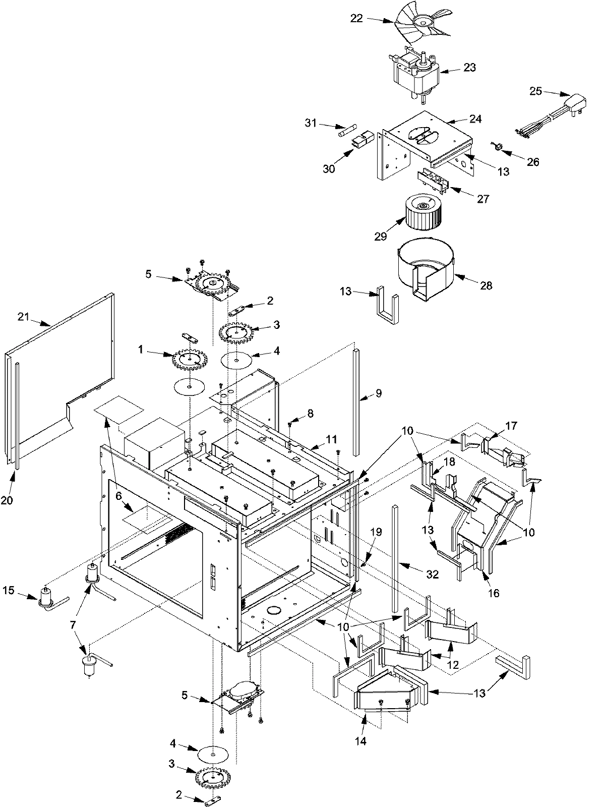 01 - ANTENNAS, BLOWER, DUCTS,